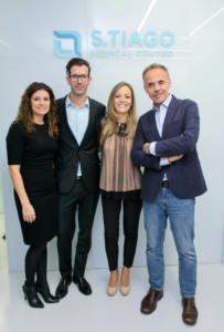 Pedro Santos Silva, Leocádia Ribeiro e António Moutinho (CEO Nobel Biocare)